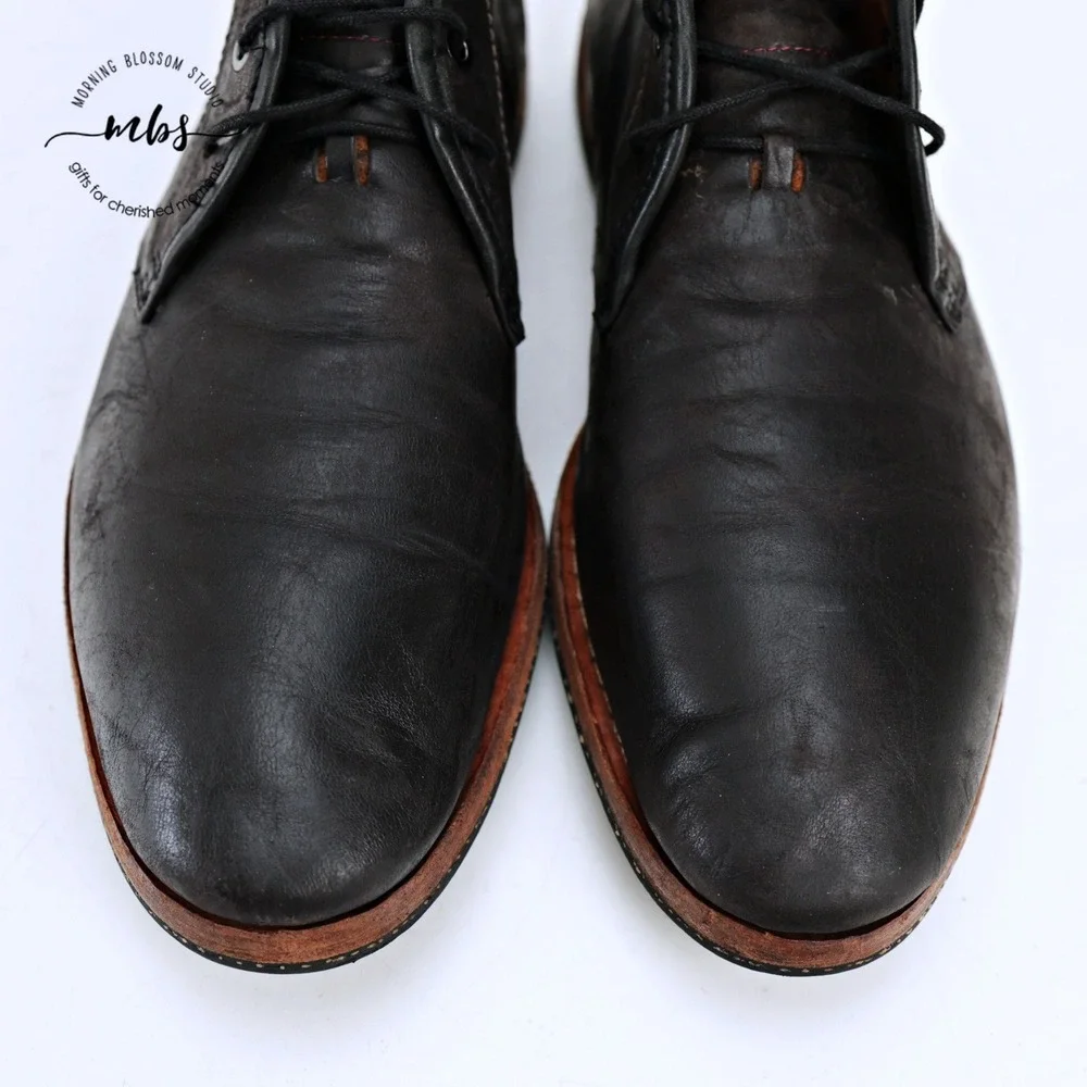 Timberland Boot Company Wodehouse Leather Raw Welt Chukka Boots Black Men 9
